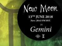 Super New Moon in Gemini - 13th June 2018. Louise Reads