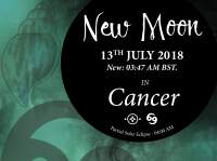 Super New Moon in Cancer - 13th July 2018 + Partial Solar Eclipse