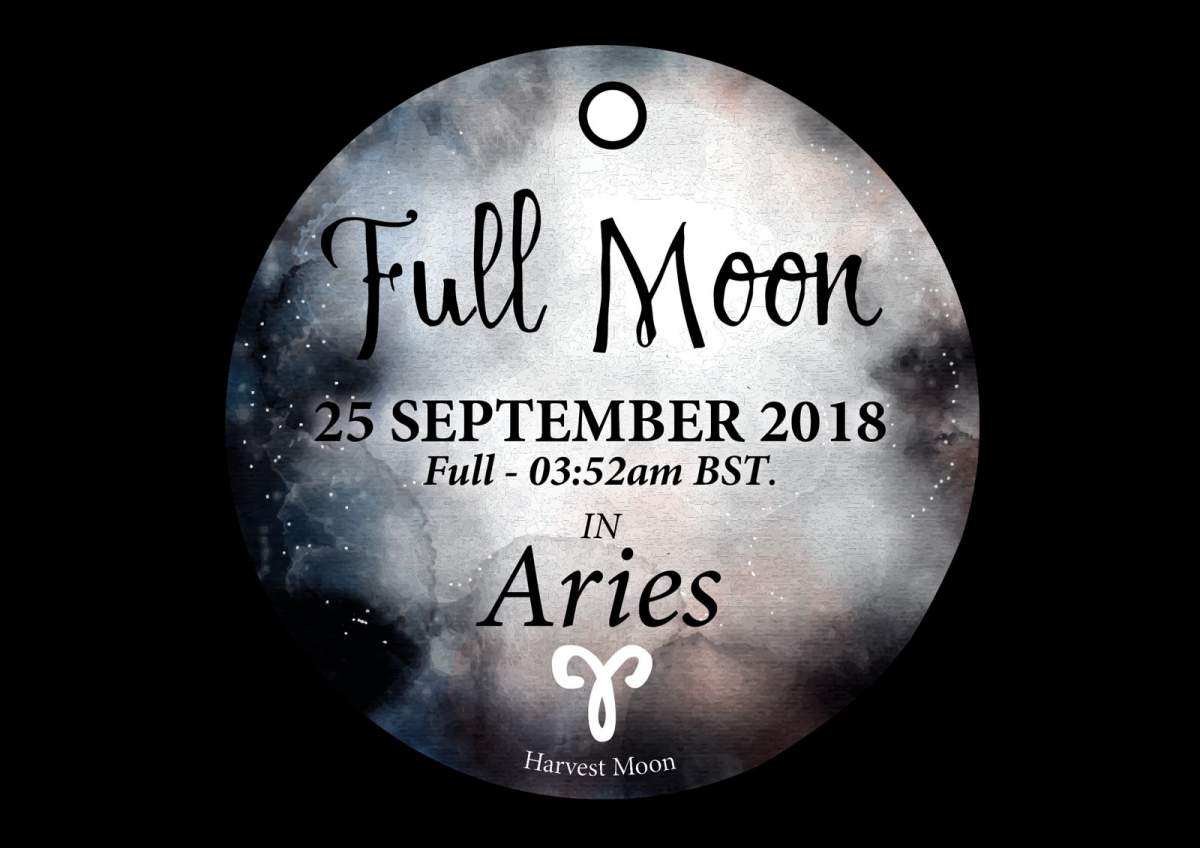 Full Moon in Aries - 25th September 2018