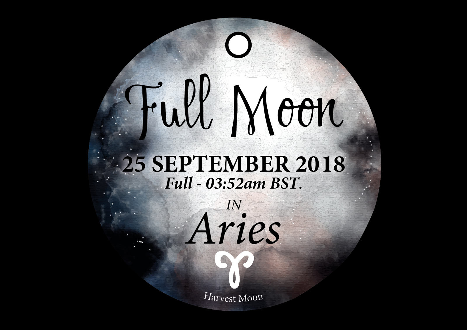 Full Moon in Aries - 25th September 2018 • Louise Reads