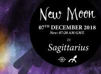 New Moon in Sagittarius – 7th December 2018