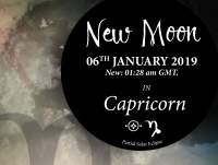 New Moon in Capricorn – 06th January 2019 + Partial Solar Eclipse